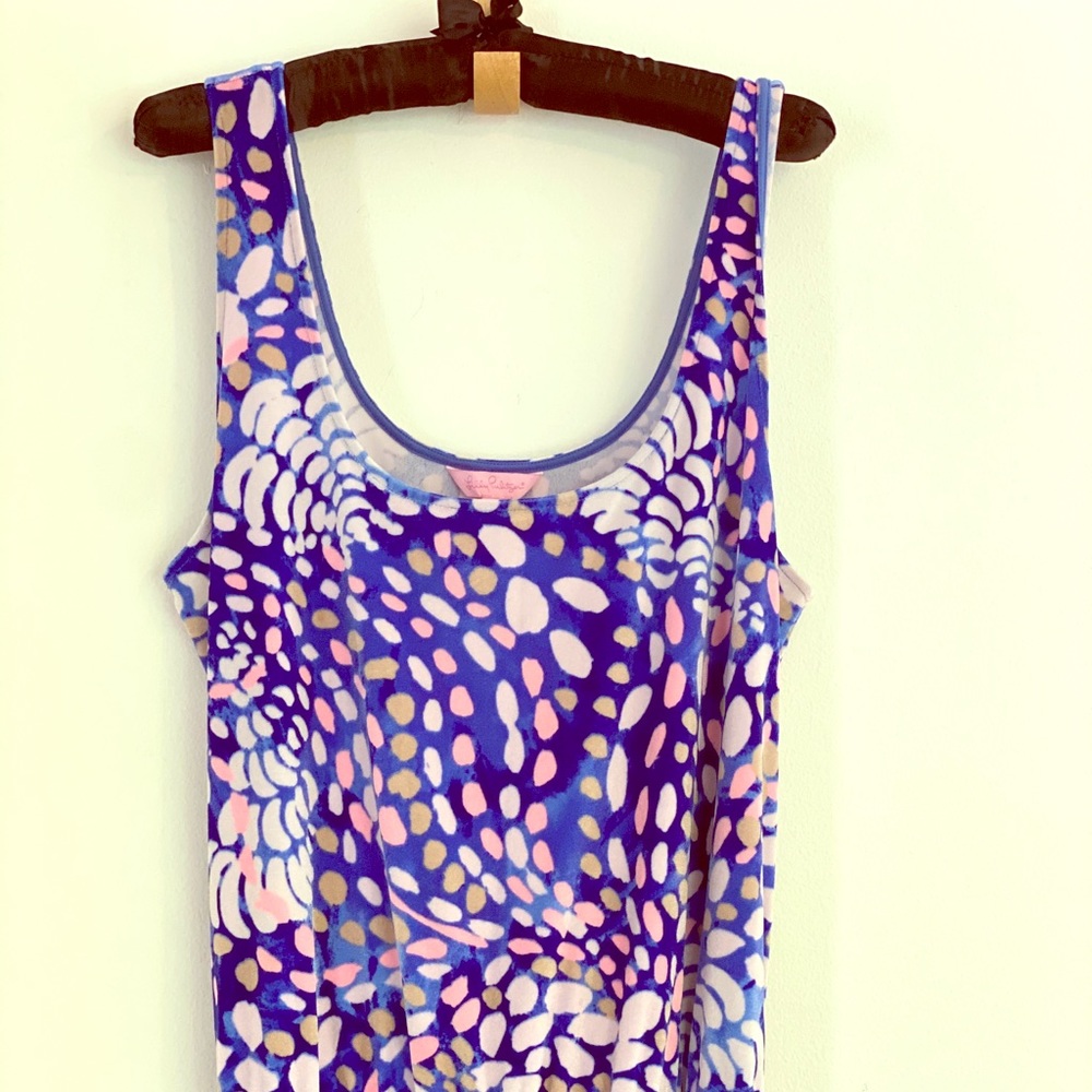 Adorable Lilly Pulitzer Nena Jumpsuit XL EUC
